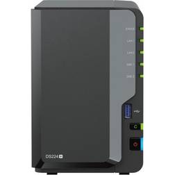 Synology DS224+ 2-Bay 16TB Bundle with 2x 8TB Plus Series HAT3310-8TB