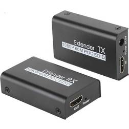 Nördic SGM-187 POC EDID HDMI Extender Plug & Play HDMI/RJ45 - HDMI/RJ45 F-F