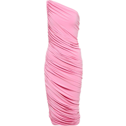 Norma Kamali Diana Dress To Knee - Candy Pink