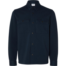 Selected Jackie Classic Overshirt - Navy Blazer