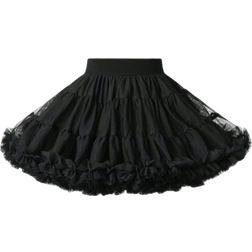 Shein Lolita Style Cloud Printed Chiffon Skirt, With Steel Hoop & Petticoat, Cosplay