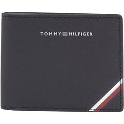 Tommy Hilfiger Logo Small Leather Card Wallet - Black