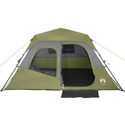 vidaXL 6-Person Camping Tent 344x282x192 cm Green