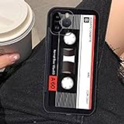 Nobaa C9 Retro Magnetic Radio Tape Cassette Phone Case for iPhone 12 mini