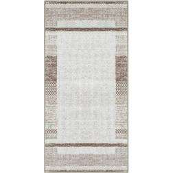 KM Carpets Trendy Beige, Brun, Vit 80x250cm