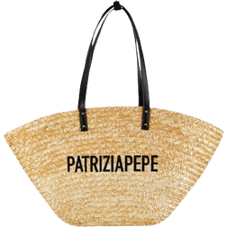 Patrizia Pepe Straw Shopper - Natural