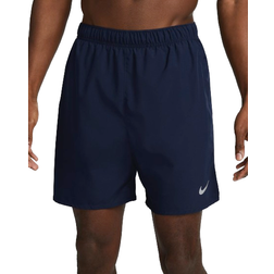 Nike Challenger Dri-FIT Running Shorts (18 cm) with Inner Shorts For Men's - Obsidian/Black