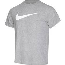 Nike Sportswear Swoosh Men's T-shirt - Dark Grey Heather/White