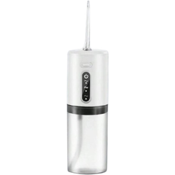 Shein Oral Irrigator Portable Dental Water Flosser USB Rechargeable Water Jet Floss Tooth Pick 2 Jet Tip 3 Modes IPX7 1400rpm
