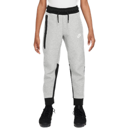 Nike Boy's Sportswear Tech Fleece Trousers - Dark Gray Heather/Black/Black/White