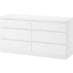 Ikea Kullen White Byrå 140x72cm