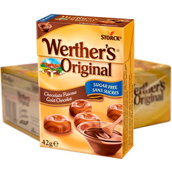 Storck Werthers Chocolate Sockerfri 42g 12pack