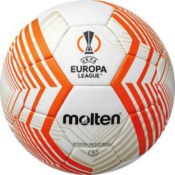 Molten UEFA Europa League Match Ball 22/23 - White/Orange/Silver