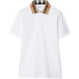 Burberry Cotton Polo Shirt - White