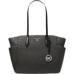 Michael Kors Marilyn Medium Logo Tote Bag - Black