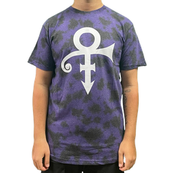 Prince White Love Symbol Dip Dye Design Unisex T-shirt - Purple