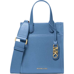 Michael Kors Gigi Extra Small Pebbled Leather Crossbody Bag - French Blue