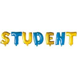 Hisab Joker Text & Theme Balloons Student Blue/Gold