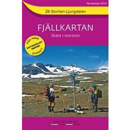 Z6 Storlien-Ljungdalen Fjällkartan: 1:100000 (Karta, Falsad., 2014)