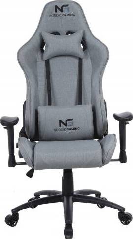  Bild på Nordic Gaming Racer Fabric Gaming Chair - Grey gamingstol