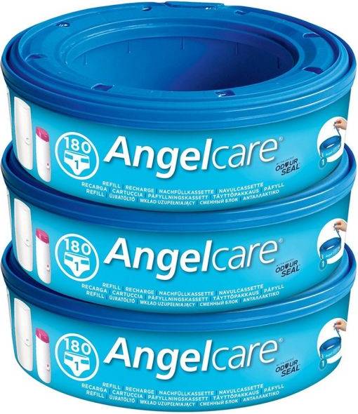  Bild på Angelcare Refill Cassettes 3-pack blöjhink