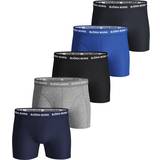 Björn Borg Solid Essential Shorts 5-pack - Blue Depths