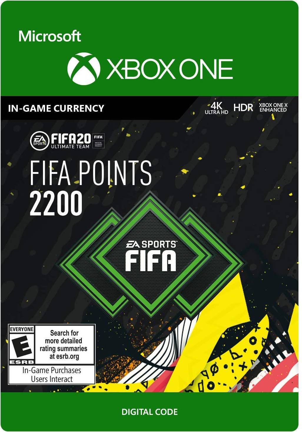  Bild på Electronic Arts FIFA 20 - 1600 Points - Xbox One game pass / saldokort