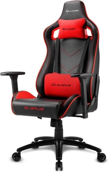  Bild på Sharkoon Elbrus 2 Universal Gaming Chair - Black/Red gamingstol