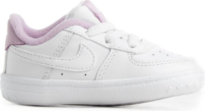  Bild på Nike Force 1 Crib - White/Iced Lilac lära-gå-skor