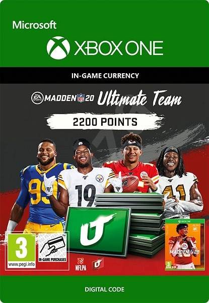  Bild på Electronic Arts Madden NFL 20 - 2200 Points - Xbox One game pass / saldokort