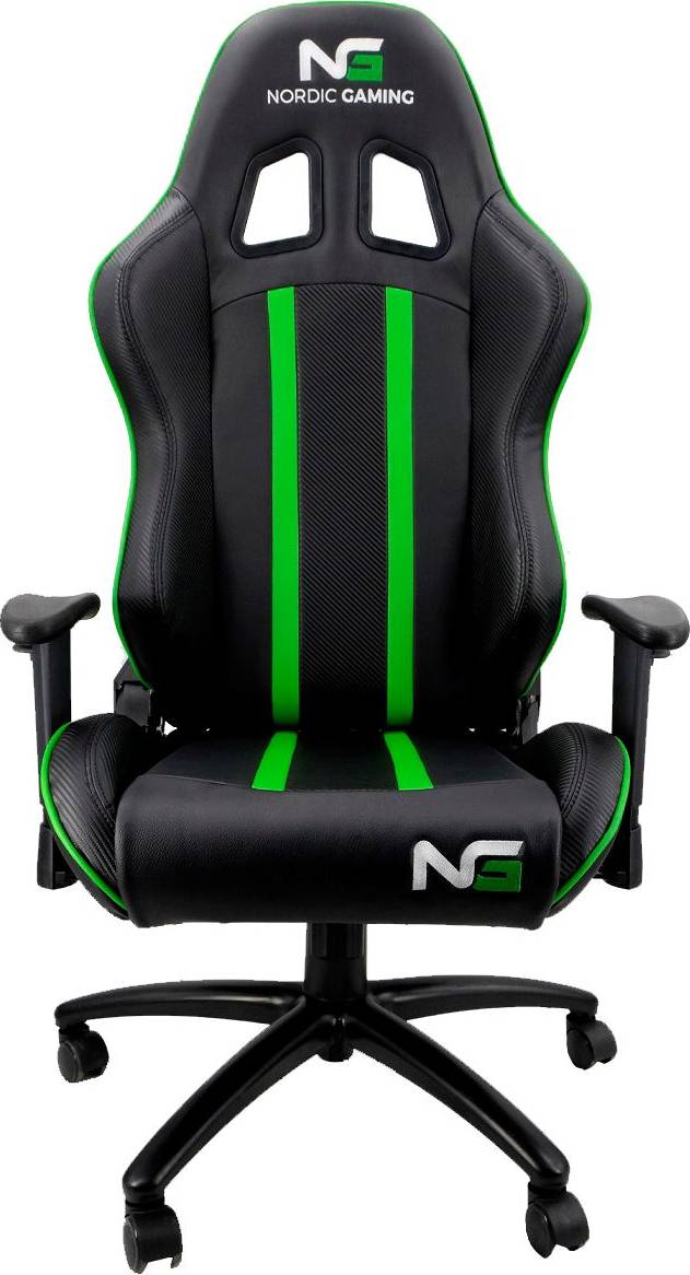  Bild på Nordic Gaming Carbon Gaming Chair - Black/Green gamingstol