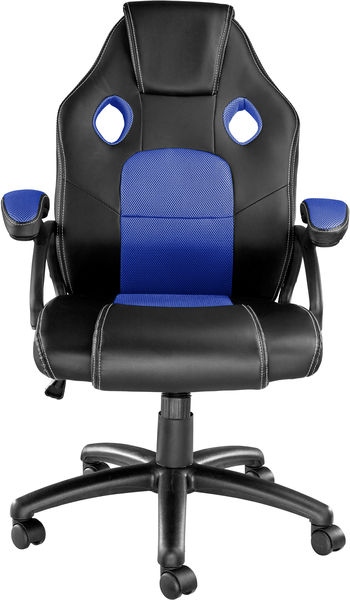  Bild på tectake Mike Gaming Chair - Black/Blue gamingstol