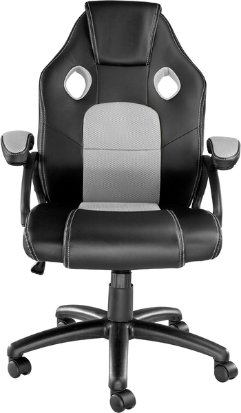  Bild på tectake Mike Gaming Chair - Black/Grey gamingstol