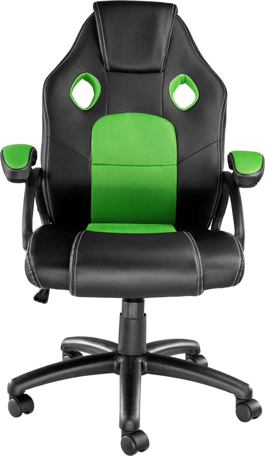  Bild på tectake Mike Gaming Chair - Black/Green gamingstol