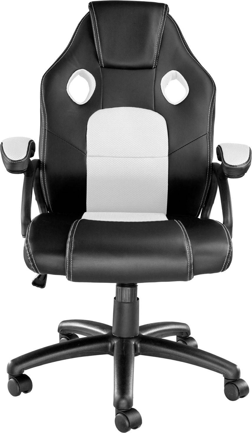  Bild på tectake Mike Gaming Chair - Black/White gamingstol
