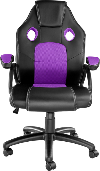  Bild på tectake Mike Gaming Chair - Black/Purple gamingstol