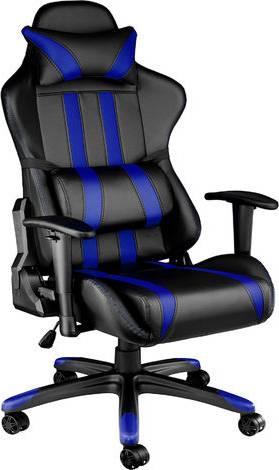  Bild på tectake Premium Gaming Chair - Black/Blue gamingstol