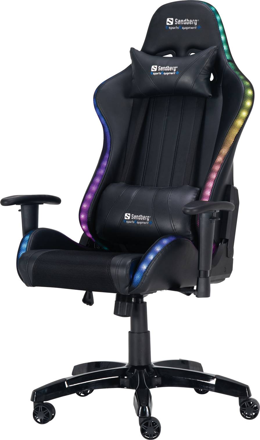  Bild på Sandberg Commander Gaming Chair - Black/RGB gamingstol