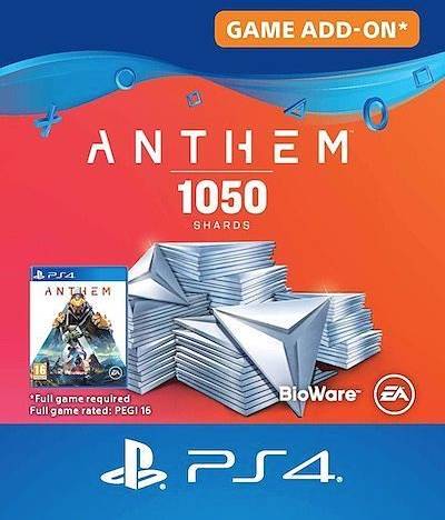  Bild på Electronic Arts Anthem - 1050 Shards - PS4 game pass / saldokort
