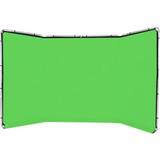 Fotobakgrunder Lastolite Panoramic Background 4x2.3m Chromakey Green