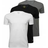 Herrkläder Polo Ralph Lauren Cotton Crew Neck T-shirt 3-pack - Black/Grey/White
