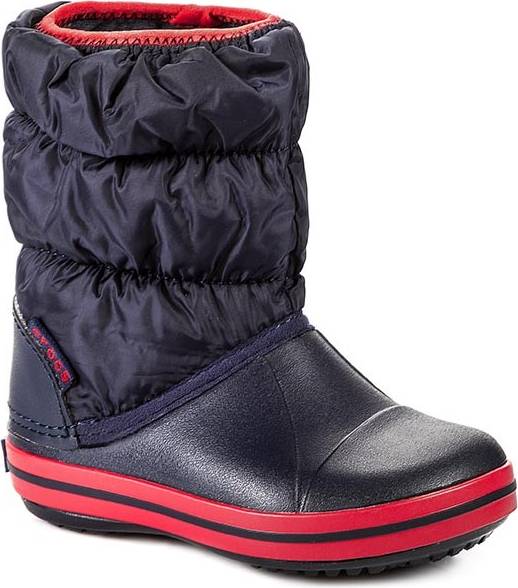  Bild på Crocs Kid's Winter Puff Boot - Navy/Red vinterskor