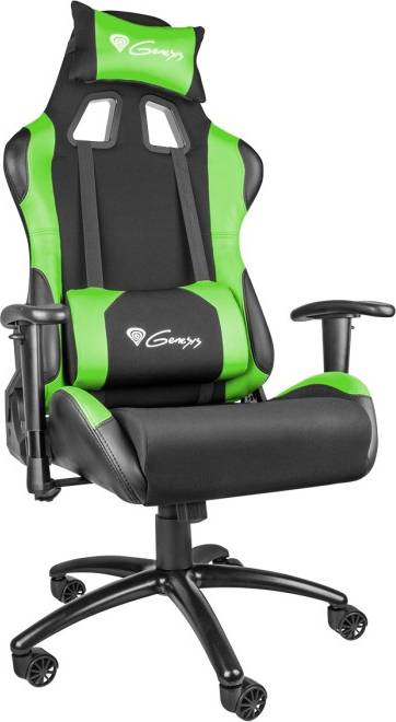  Bild på Genesis Nitro 550 Gaming Chair - Black/Green gamingstol