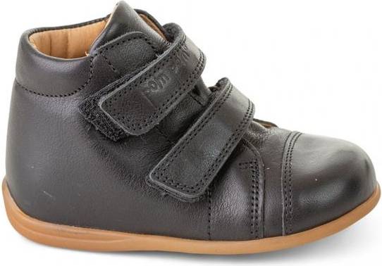  Bild på Pom Pom Starter Velcro- Black lära-gå-skor
