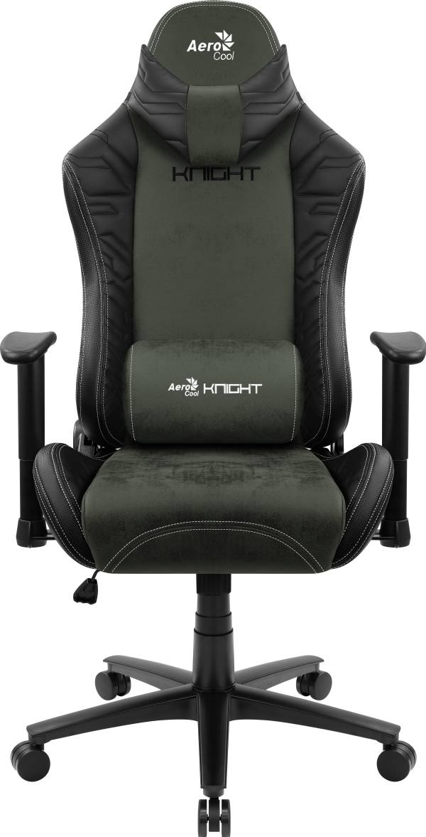  Bild på AeroCool Knight AeroSuede Universal Gaming Chair - Black/Green gamingstol