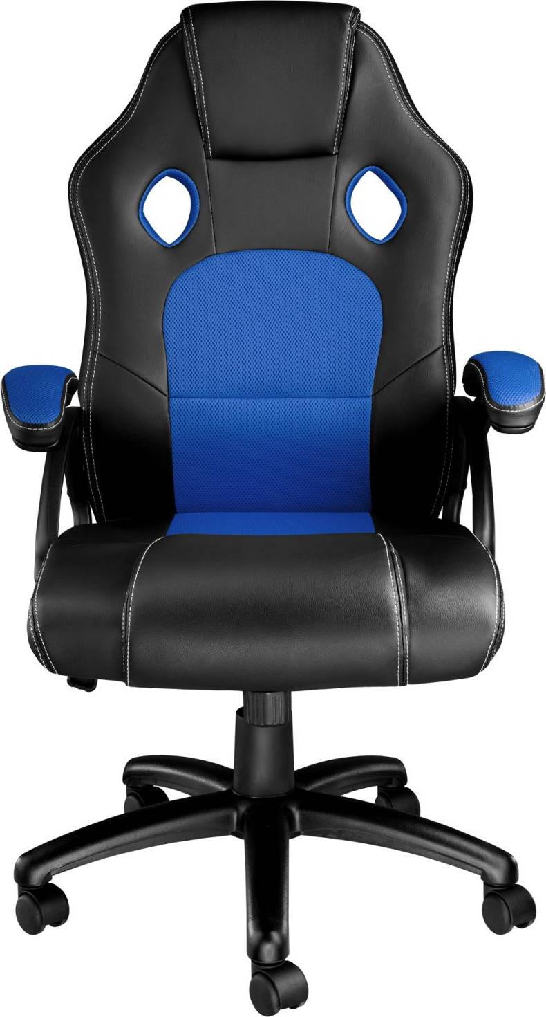  Bild på tectake Tyson Gaming Chair - Black/Blue gamingstol