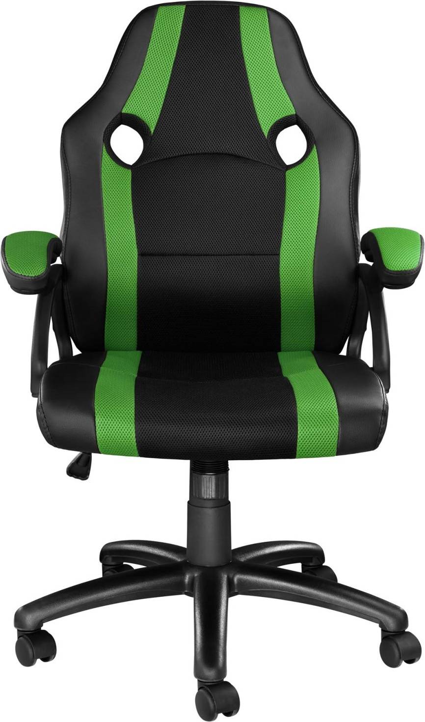  Bild på tectake Benny Gaming Chair - Black/Green gamingstol