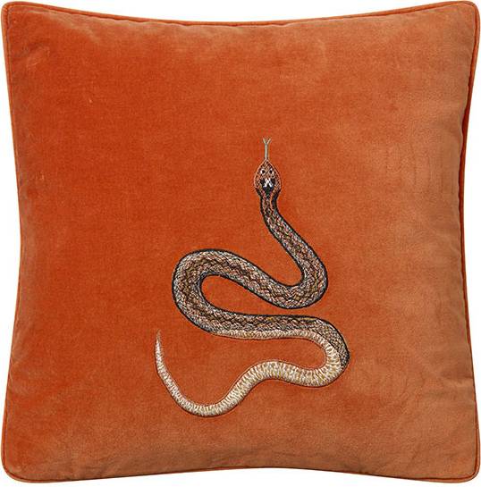  Bild på Chhatwal & Jonsson Cobra Kuddöverdrag Orange (50x50cm) prydnadskudde