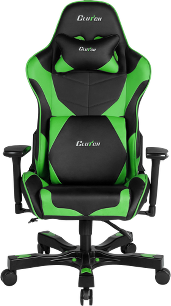  Bild på Clutch Chairz Crank Series Echo Gaming Chair - Black/Green gamingstol