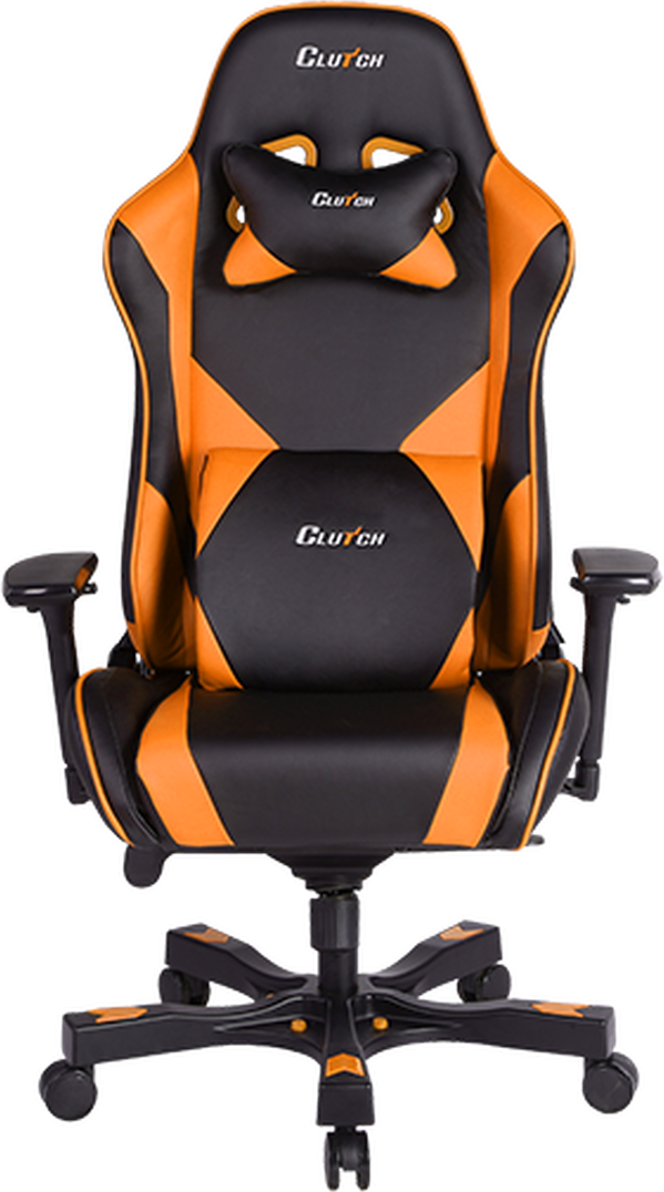  Bild på Clutch Chairz Throttle Series Echo Premium Gaming Chair - Black/Orange gamingstol